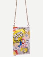 Romwe Yellow Candy Bag With Chain