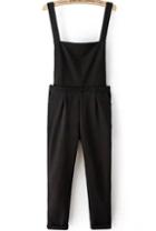 Romwe Straps Chiffon Slim Jumpsuit