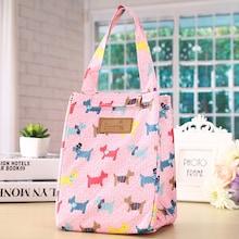 Romwe Dog Print Insulated Lunch Storage Bag