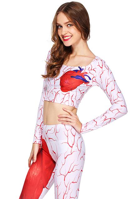 Romwe Heart & Blood Vessels Crop