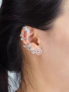 Romwe 7pcs/set Antique Boho Chic Ear Cuff Cartilage Clip Earrings