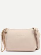 Romwe Apricot Zip Top Structured Crossbody Bag