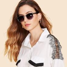 Romwe Semi Frame Sunglasses