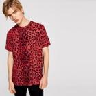 Romwe Guys Leopard Print Tee