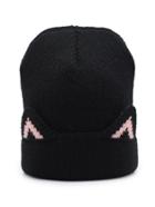 Romwe Ear Detail Knit Beanie Hat