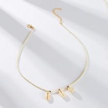 Romwe Shell Pendant Beaded Necklace 1pc