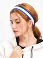 Romwe Contrast Trim Sporty Elastic Headband