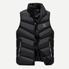 Romwe Men Solid Padded Vest