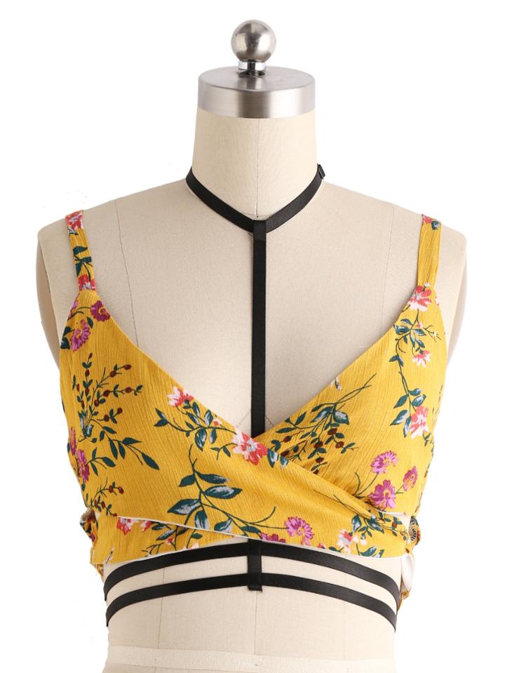 Romwe Choker Body Harness