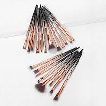 Romwe Ombre Handle Makeup Brush 20pack