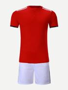 Romwe Men Manchester United F.c. Host Team T-shirt With Shorts