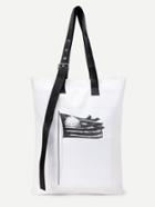 Romwe Flag Print Shoulder Bag With Adjustable Strap