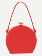 Romwe Red Pu Perfume Bottle Evening Bag