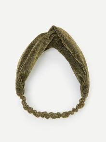 Romwe Twist Glitter Headband