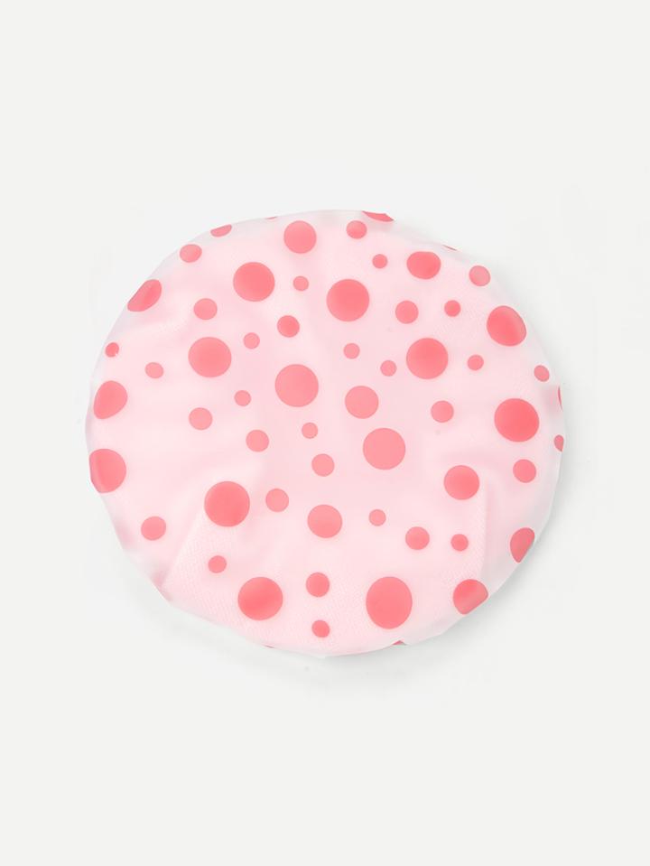 Romwe Polka Dot Dry Hair Hat