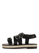 Romwe Black Peep Toe Crisscross Buckle Strap Sandals