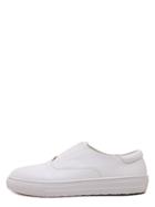 Romwe White Round Toe Thick-soled Sneakers