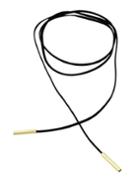 Romwe Black Pu Leather Choker Necklace