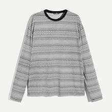 Romwe Guys Geo Print Tunic Tee