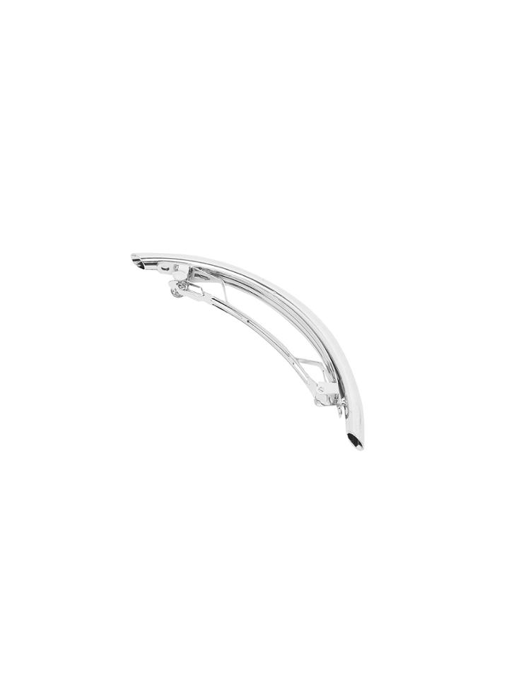 Romwe Silver Minimalist Alloy Hair Clip