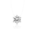 Romwe Rhinestone Pendant Necklace