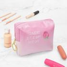 Romwe Strawberry & Letter Print Storage Bag
