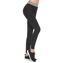 Romwe Checkered Waist Leggings