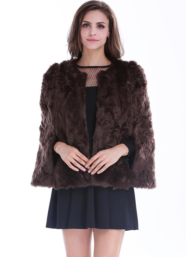 Romwe Double Split Pockets Coat