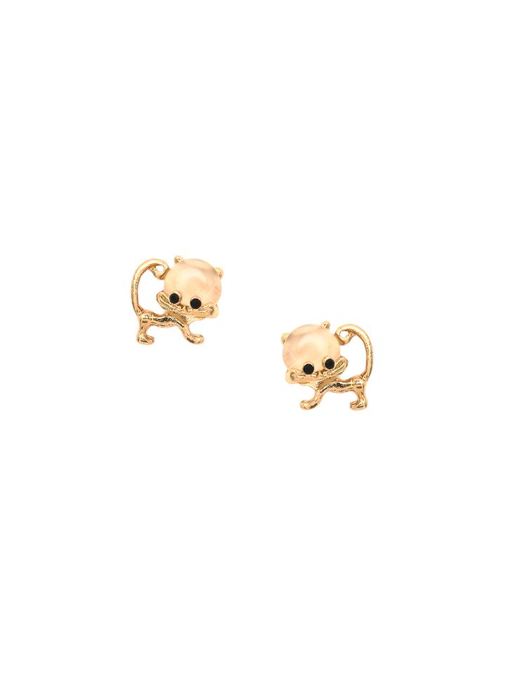 Romwe Cute Cat-shaped Stud Earrings