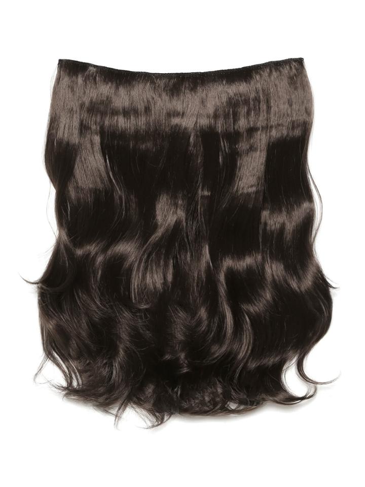 Romwe Choc Brown Clip In Soft Wave Hair Extension