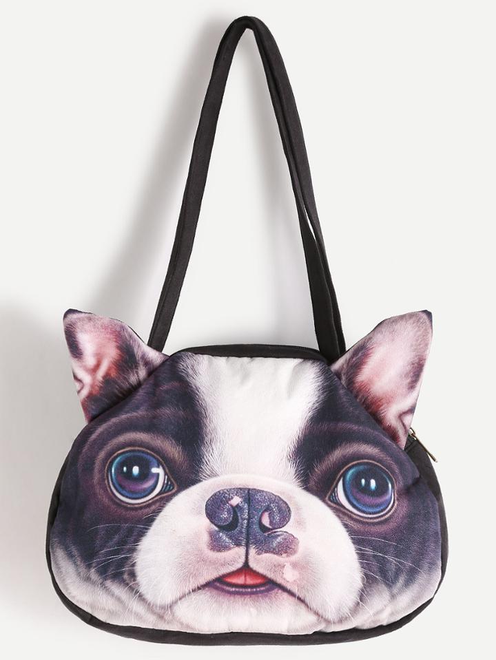 Romwe Dog Shaped Crossbody Bag