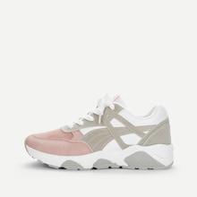 Romwe Lace-up Suede Sneakers