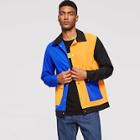 Romwe Guys Flap Pocket Front Cut-and-sew Jacket