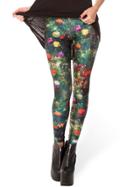 Romwe Women Christmas Tree Print Leggings