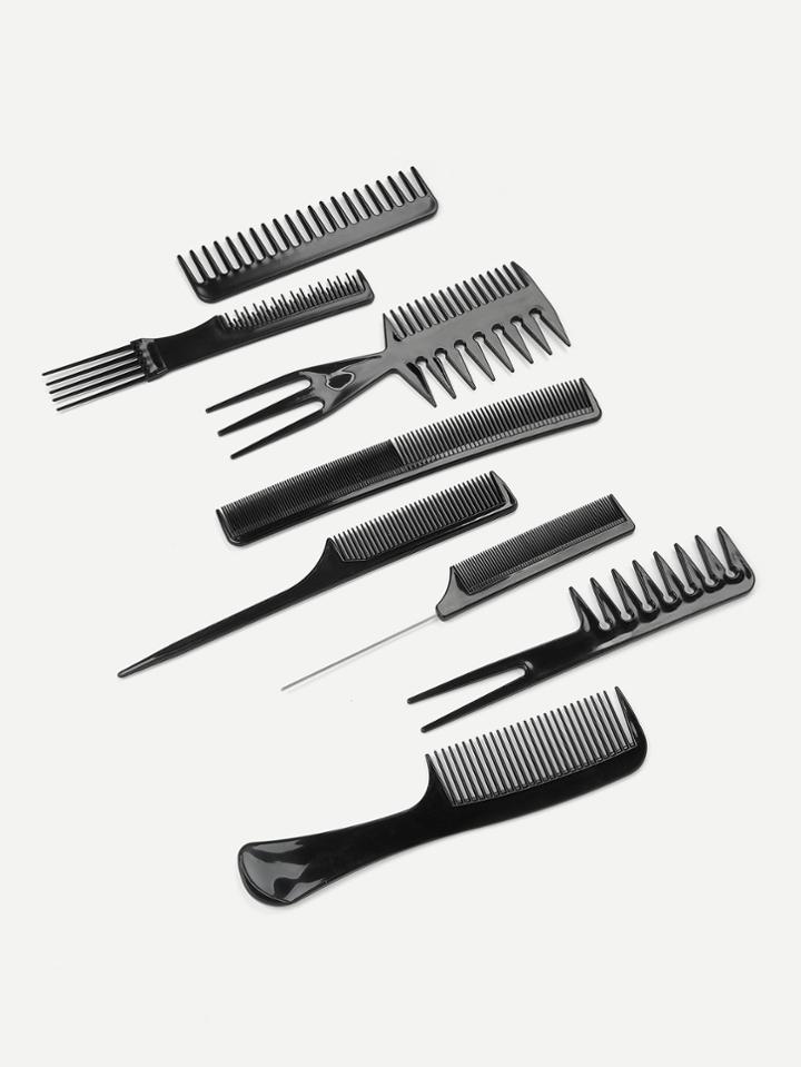 Romwe Multi Shaped Hair Comb Set