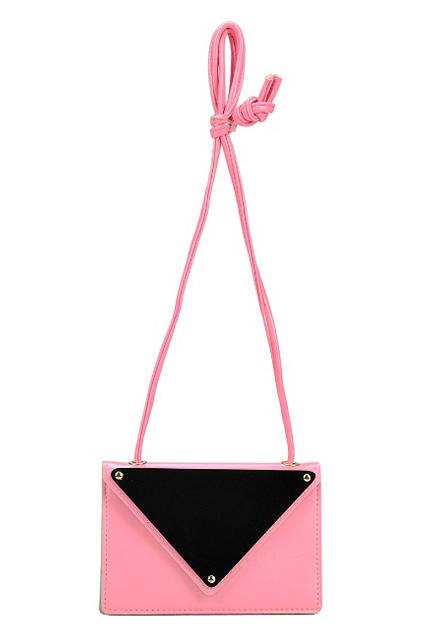 Romwe Color Block Single Strap Bag