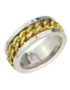 Romwe Punk Gold Plated Metal Rings