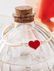 Romwe Heart Detail Bracelet