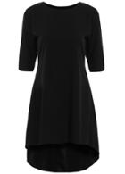 Romwe Half Sleeve High Low Dress