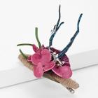 Romwe Flower Decorated Hair Clip