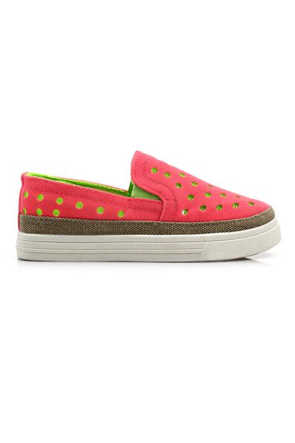 Romwe Hollow Elastic Flat Shoes