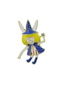 Romwe Enamel Cute Cartoon Clown Brooches