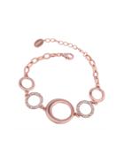 Romwe Rhinestone Decorated Ring Design Bracelet