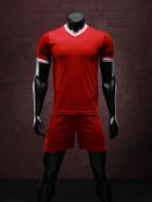 Romwe Men Liverpool F.c. Host Team T-shirt With Shorts