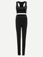 Romwe Scoop Neck Top With Leggings