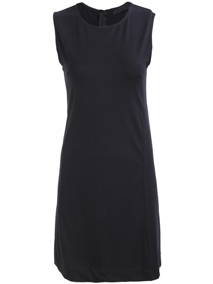 Romwe Round Neck Sleeveless Straight Dress