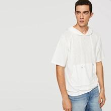 Romwe Guys Hoodie Pocket Tee
