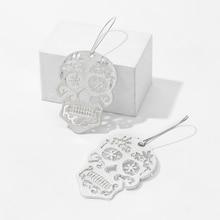 Romwe Hollow Skeleton Drop Earrings 1pair
