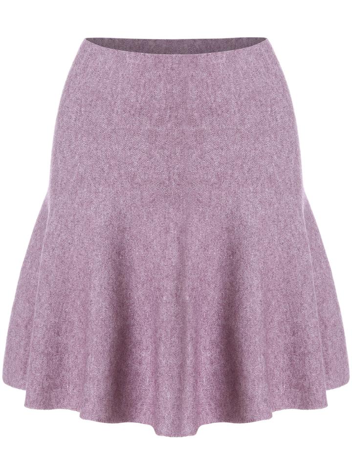 Romwe High Waist A Line Skirt