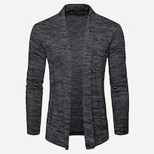 Romwe Guys Space Dye Cardigan